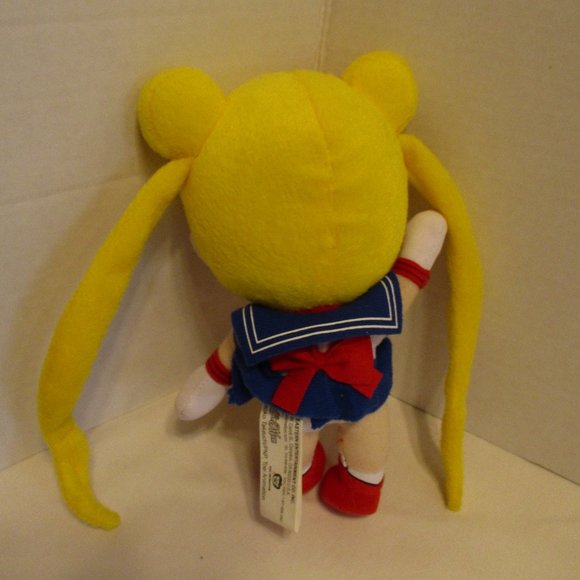 Anime Sailor Moon Small Yellow Red Blue White Graphic Plush Figure - Picture 3 of 8